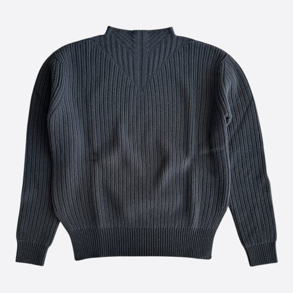 Rick Owens Black Fisherman Knitted Sweater - Picture 1 of 4
